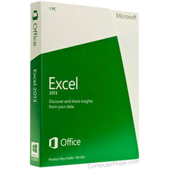 Microsoft Excel software