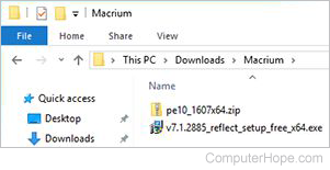 Installer executable is located in the folder where you downloaded the agent, in a subfolder named Macrium.