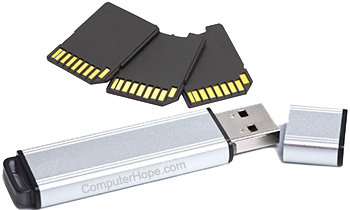 Flash drive and memory card