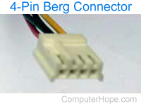 4-pin Berg power connector