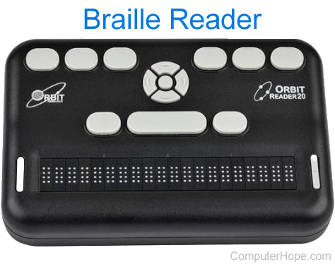 Orbit Reader 20 Braille Reader