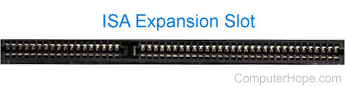 Computer ISA expansion slot