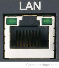 LAN port / Ethernet port