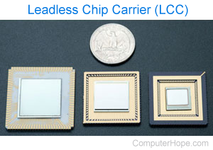 leadless chip carriers