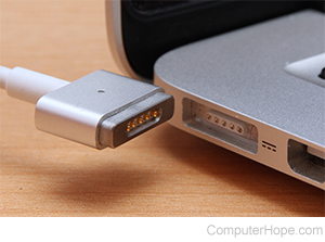 MagSafe connection