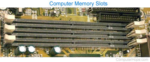 Computer memory slots