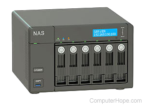 Network Area Storage hard drive enclosure unit