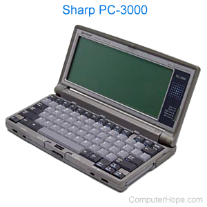 Sharp PC-3000 palmtop computer