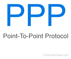 PPP in blue lettering