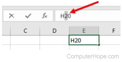 Highlight characters to create subscript in Microsoft Excel