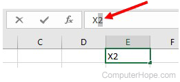 Highlight characters to create superscript in Microsoft Excel