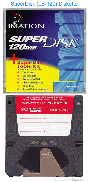 Imation 120 MB SuperDisk diskette