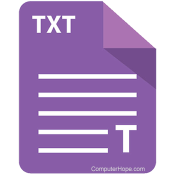 TXT file icon