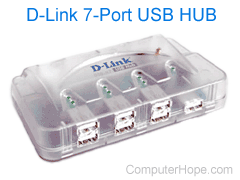 D-Link 7-port USB Hub