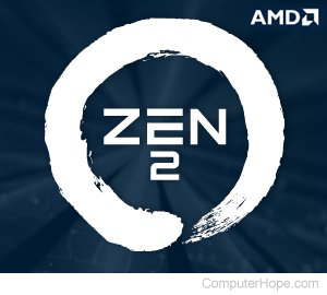 Logo: AMD Zen 2.