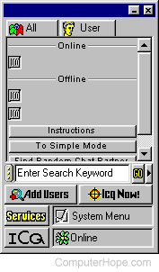 ICQ interface