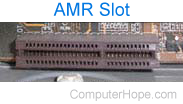 AMR or Audio/Modem Riser slot