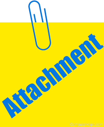 E-mail attachment