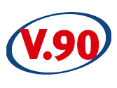 V.90 standard logo